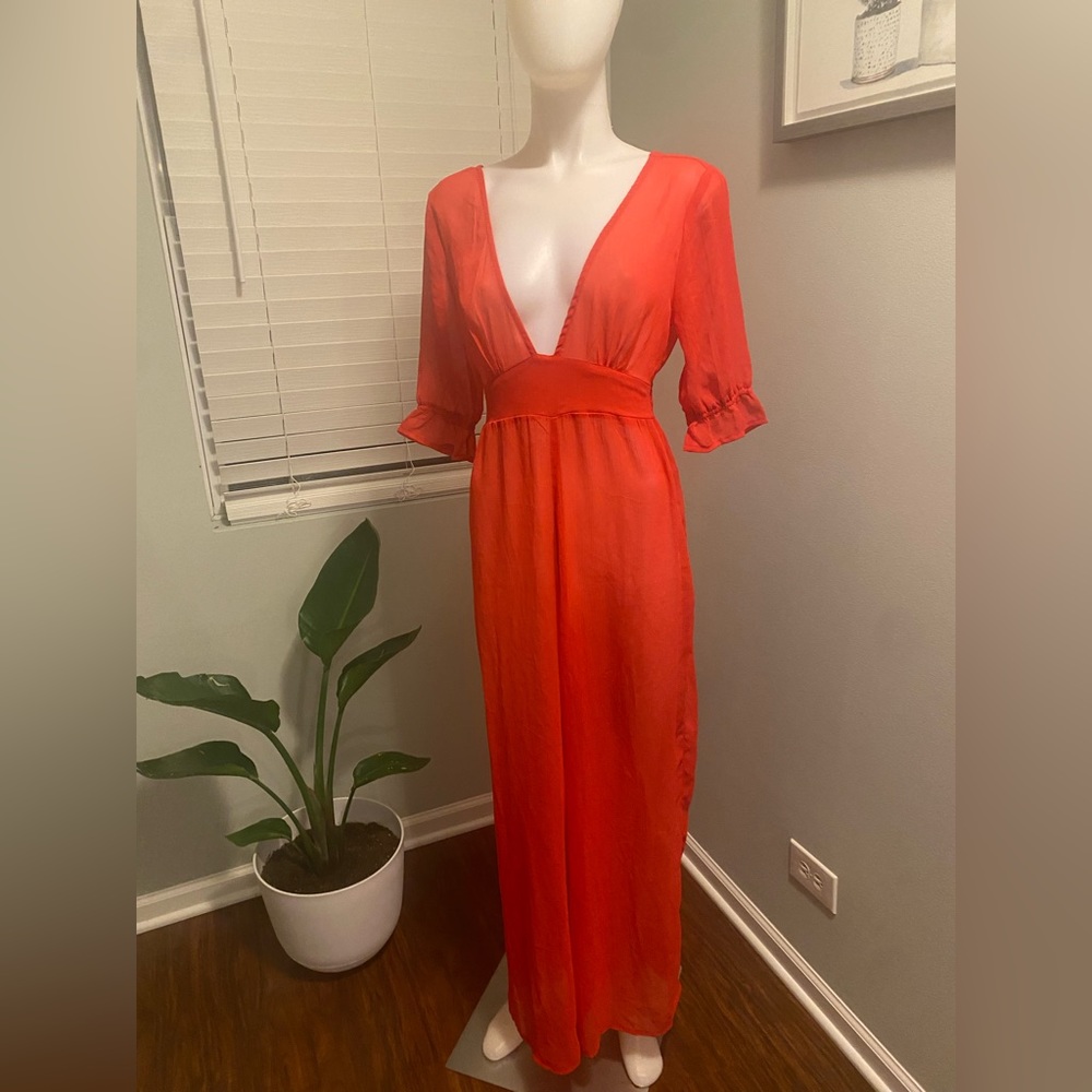 Asos red sexy cover up